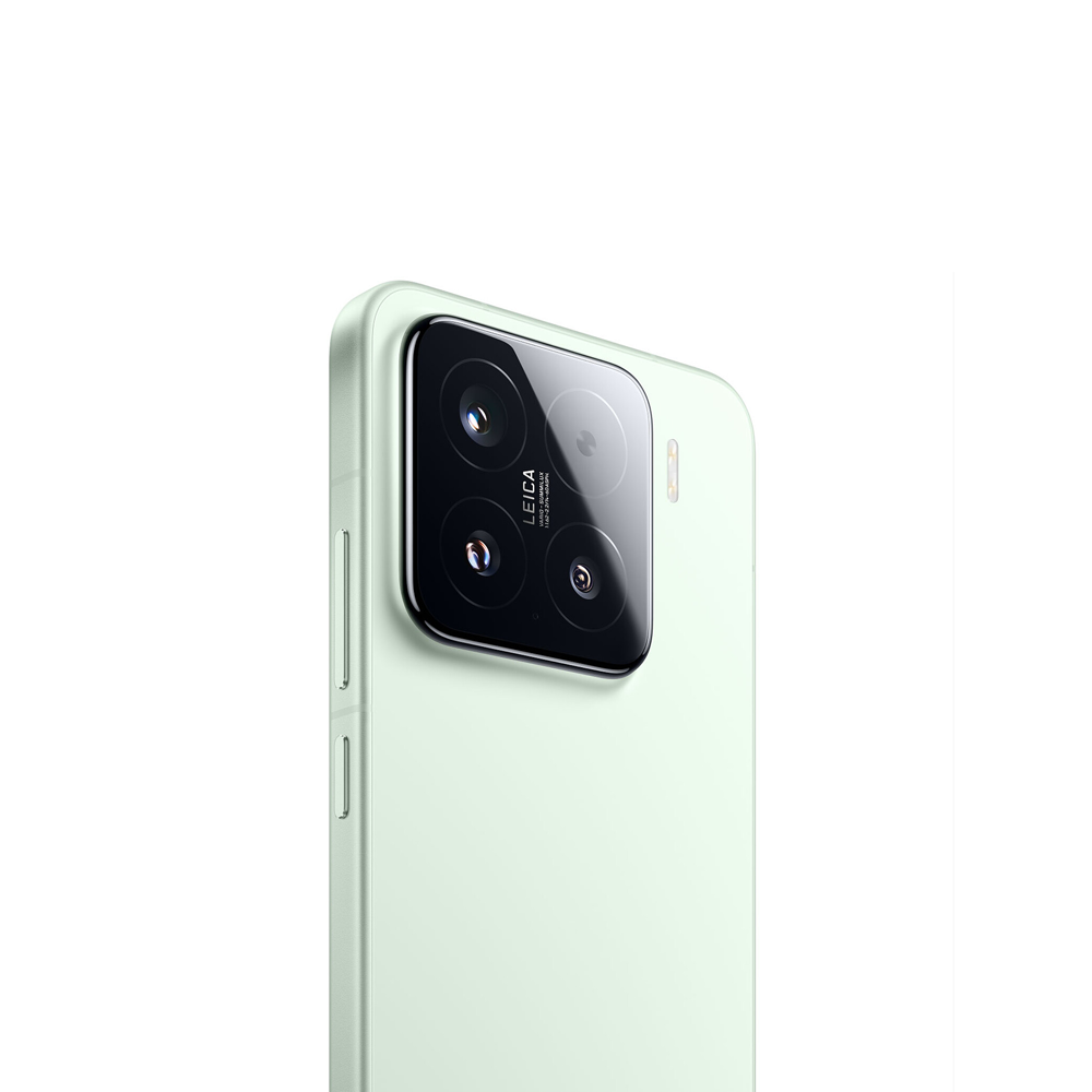 Xiaomi 15 Green Angled
